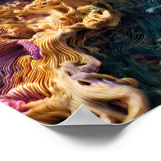 Intricate Seamless Detail: Micro-Graphic Density ポスター (角)