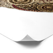 Intricate Steampunk Art: Ornate Organ Clockwork ポスター (角)