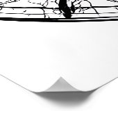 Intricate Symmetrical Pattern: Radial Mandala ポスター (角)