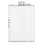 Intricate Tribal Mandala Sacred Geometry Flask フラスク (裏面)