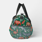  Intricate woodland animals pattern ダッフルバッグ (右)