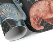  Intricate woodland animals pattern ラッピングペーパー (ロールコーナー)