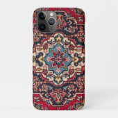 Intricately Woven Persian Rug Red Floral Case-Mate iPhoneケース (裏)
