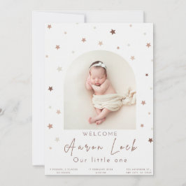 Introducing Our Little Miracle: [ベビーの名前] Has 案内状