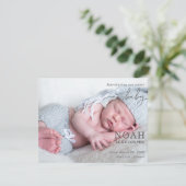 Introducing Our Sweet Baby Photo Announcement Card (スタンド正面)