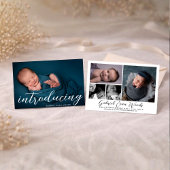 Introducing Personalized Name Photo Collage Birth 案内状