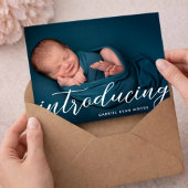 Introducing Personalized Name Photo Collage Birth 案内状