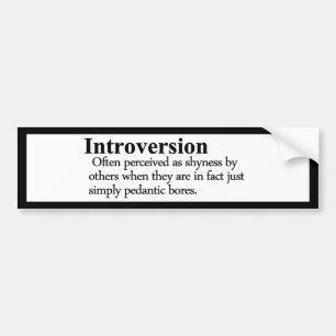 Introversion Definition 2020バージョン バンパーステッカー