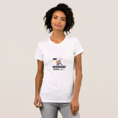 IntrovertがTシャツをロード中 – おもしろい Social Anxiet Tシャツ (正面フル)