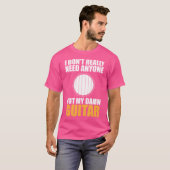 IntrovertギタリストのみGuitar Acoustiが楽しむ必要 Tシャツ (正面フル)
