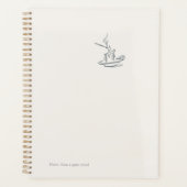 Introvert Black and White Minimalist Planner プランナー手帳 (正面)