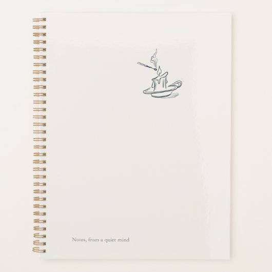 Introvert Black and White Minimalist Planner プランナー手帳 (正面)