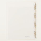 Introvert Black and White Minimalist Planner プランナー手帳 (裏面)