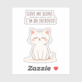 Introvert Cat シール (シート)