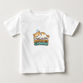 Introvert Cat Mode Funny ベビーTシャツ (正面)