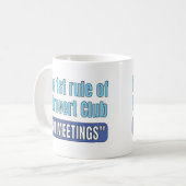 Introvert Club Tシャツ コーヒーマグカップ (正面左)