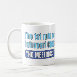 Introvert Club Tシャツ コーヒーマグカップ