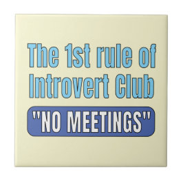 Introvert Club Tシャツ タイル