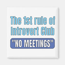 Introvert Club Tシャツ マグネット