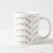 introvert customisable special mug gift ジャンボコーヒーマグカップ (右)