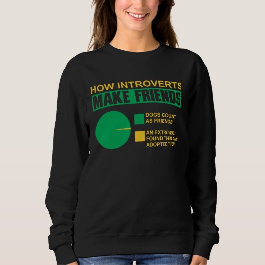 Introvert Facts Anti Social Introvert For Men Wome スウェットシャツ (正面)