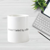 Introvert Fueled by Coffee Minimalist Quote コーヒーマグカップ