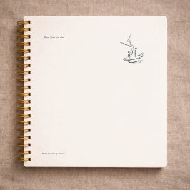 Introvert Gift Minimalist Line Art Planner ノートブック