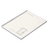 Introvert Gift Quiet Solitude Closed Door ノートブック (左側)