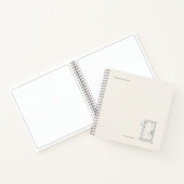 Introvert Gift Quiet Solitude Closed Door ノートブック (内部)