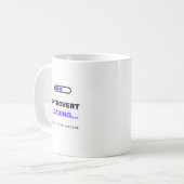 Introvert Loading Funny Mug コーヒーマグカップ (正面左)
