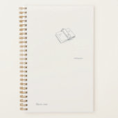 Introvert Minimalist Black and White Small Planner プランナー手帳 (正面)