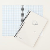 Introvert Minimalist Literary Gift Notebook ノートブック (内側)