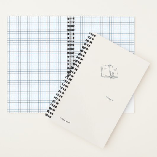 Introvert Minimalist Literary Gift Notebook ノートブック (内側)