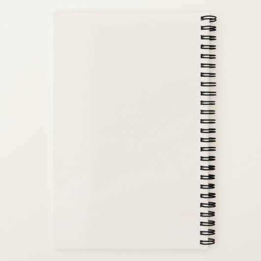 Introvert Minimalist Literary Gift Notebook ノートブック (裏面)