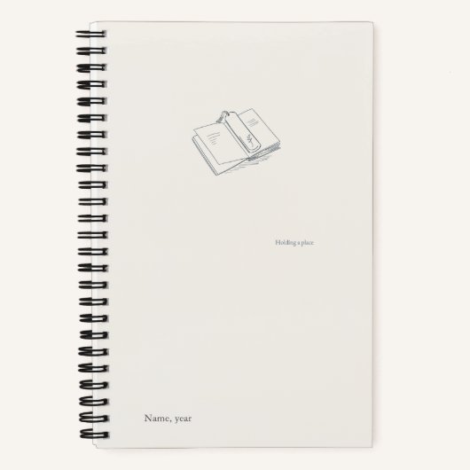 Introvert Minimalist Literary Gift Notebook ノートブック (正面)