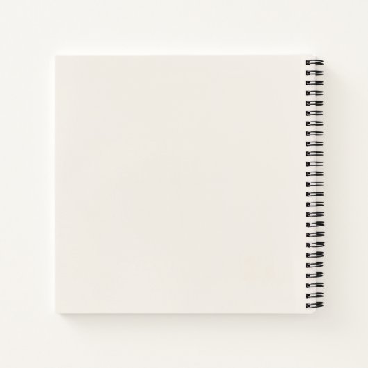 Introvert Minimalist Literary Gift Notebook ノートブック (裏面)