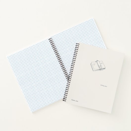Introvert Minimalist Literary Gift Notebook ノートブック (内部)