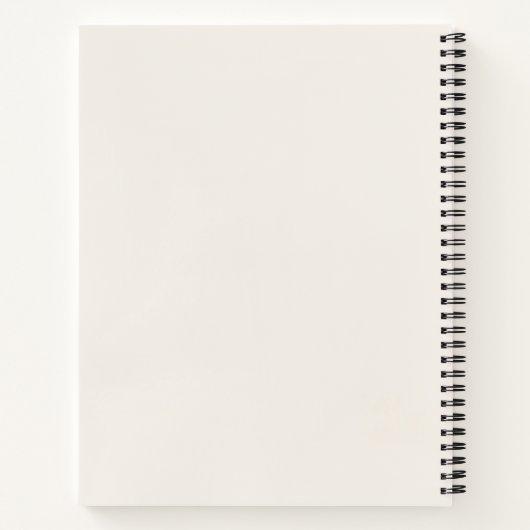Introvert Minimalist Literary Gift Notebook ノートブック (裏面)