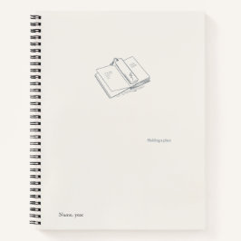 Introvert Minimalist Literary Gift Notebook ノートブック