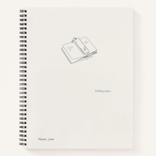 Introvert Minimalist Literary Gift Notebook ノートブック (正面)