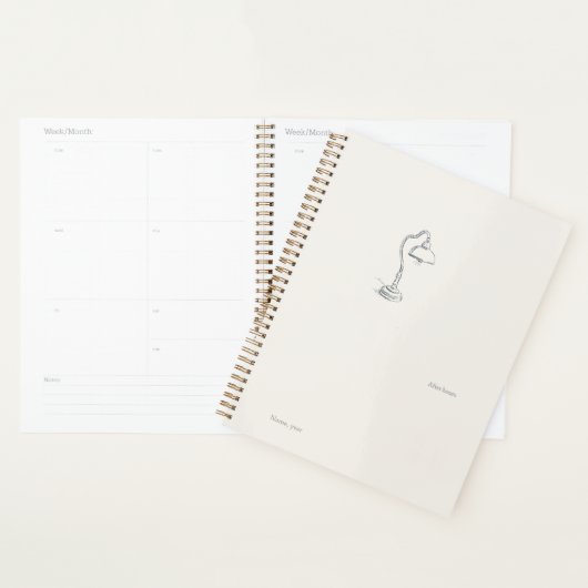 Introvert Minimalist Quiet Solitude Planner プランナー手帳 (ディスプレー)
