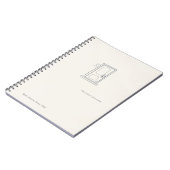 Introvert Quiet Solitude Closed Door Notebook ノートブック (左側)