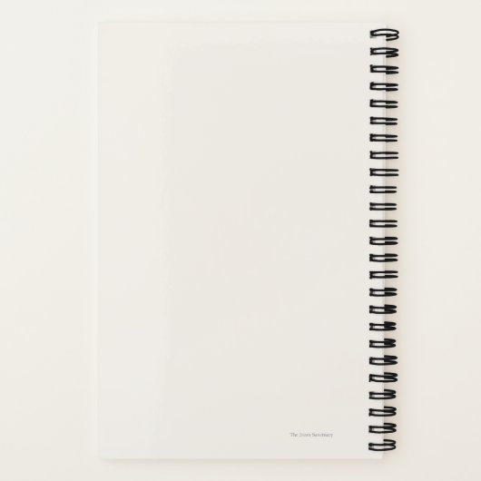 Introvert Quiet Solitude Giftable Notebook ノートブック (裏面)
