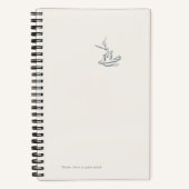 Introvert Quiet Solitude Giftable Notebook ノートブック (正面)