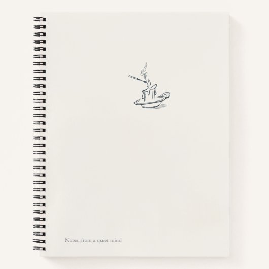 Introvert Quiet Solitude Giftable Notebook ノートブック (正面)