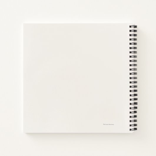 Introvert Quiet Solitude Giftable Notebook ノートブック (裏面)