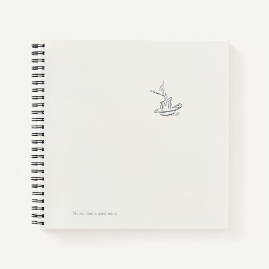 Introvert Quiet Solitude Giftable Notebook ノートブック (正面)