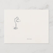 Introvert Quiet Solitude Minimalist Art Postcard ポストカード (正面)