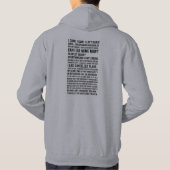 Introvert Quote Collage Tee – Socially Selective パーカ (裏面)