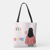 Introvert Social Battery Tote Bag トートバッグ (裏面)